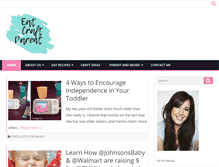 Tablet Screenshot of eatcraftparent.com